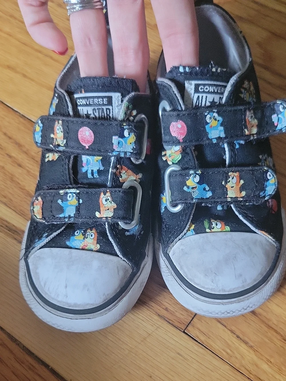 Converse bluey sneakers